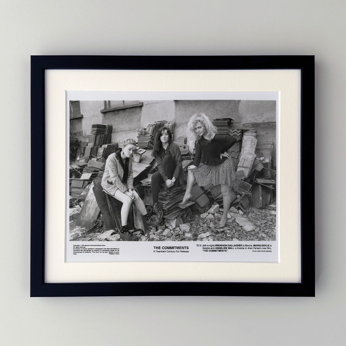 The Commitments 1991 Film Movie Press Publicity Still Framed