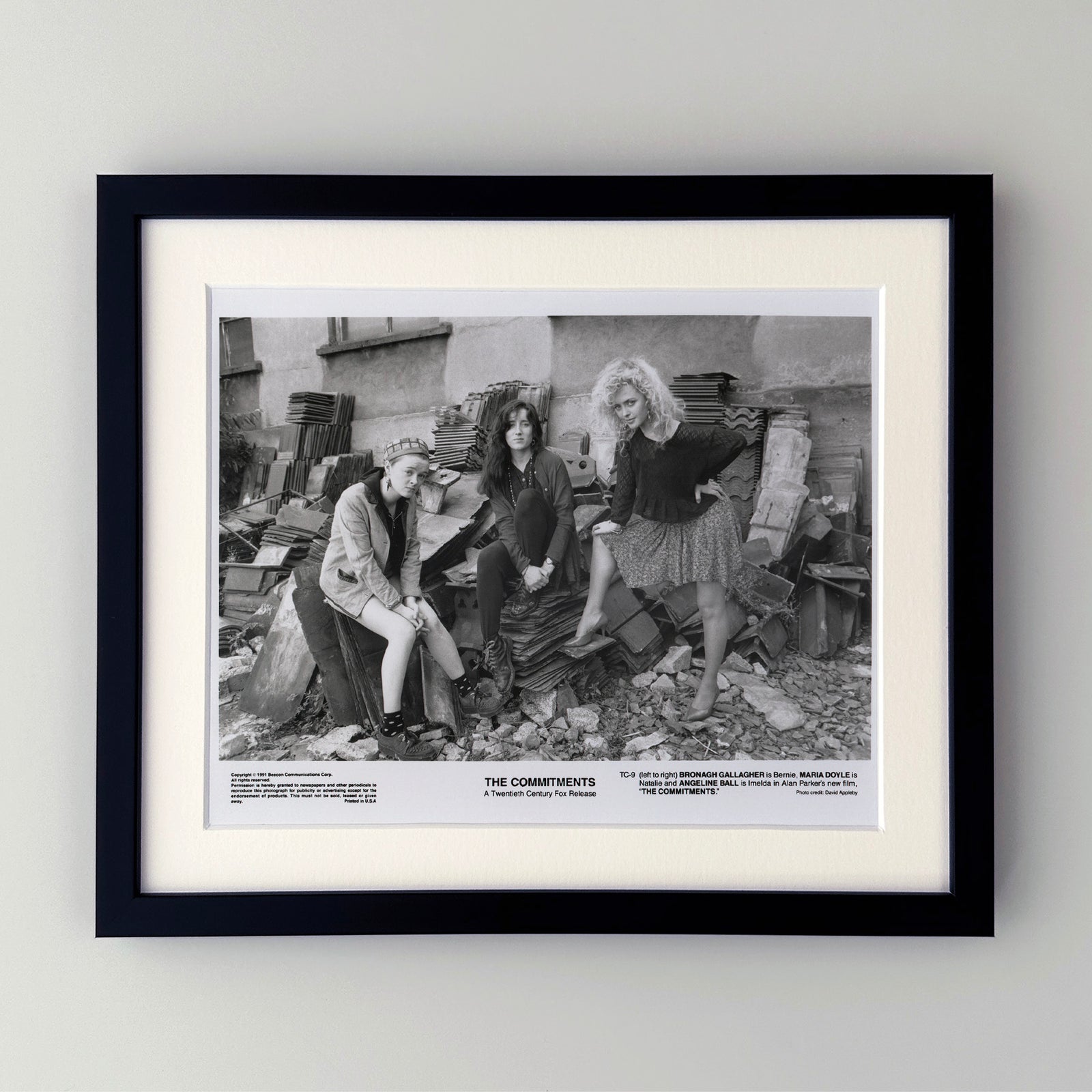 The Commitments 1991 Film Movie Press Publicity Still Framed