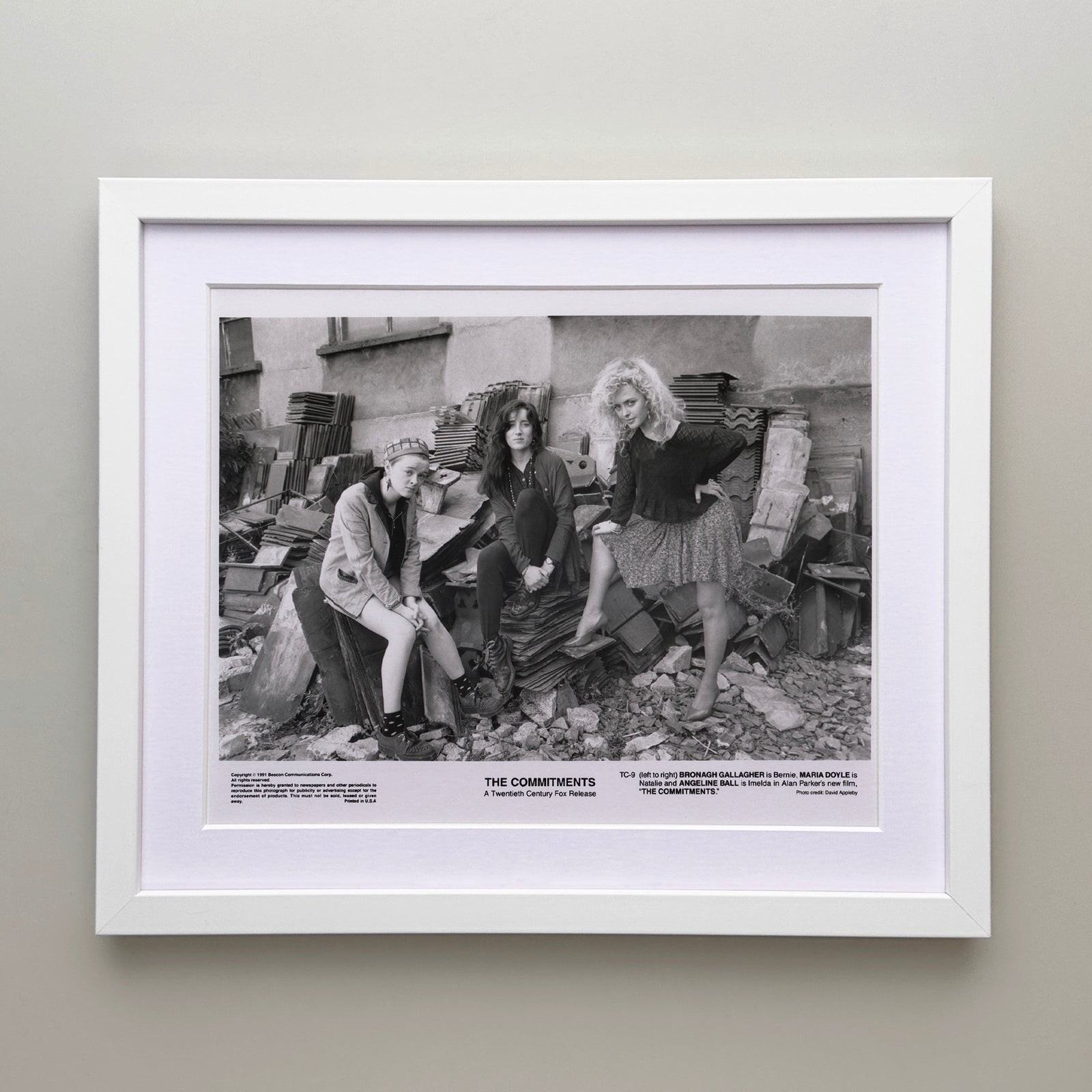 The Commitments 1991 Film Movie Press Publicity Still Framed