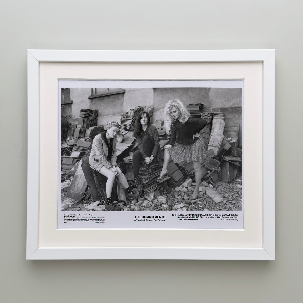 The Commitments 1991 Film Movie Press Publicity Still Framed