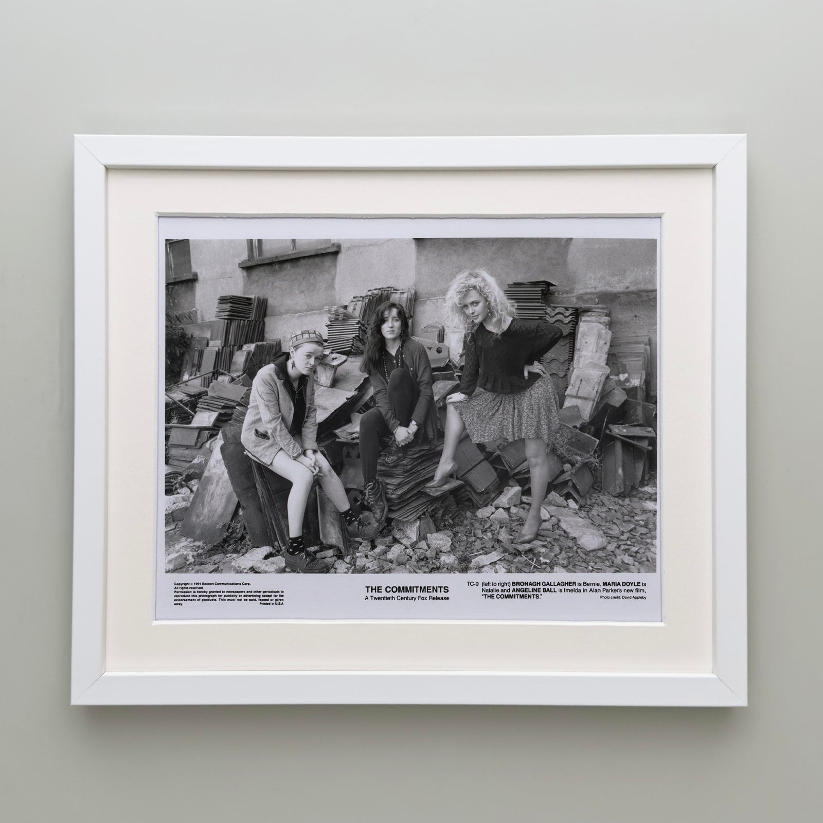 The Commitments 1991 Film Movie Press Publicity Still Framed