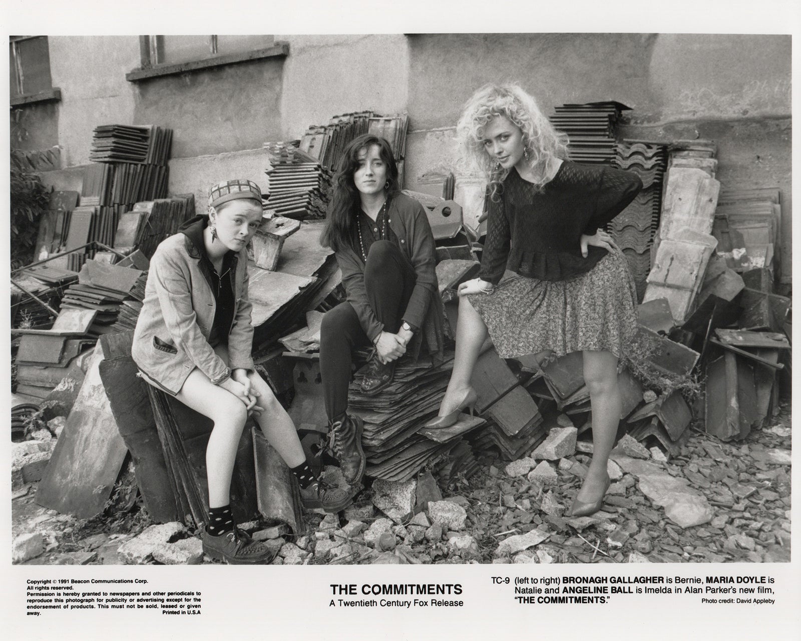 The Commitments 1991 Film Movie Press Publicity Still Framed