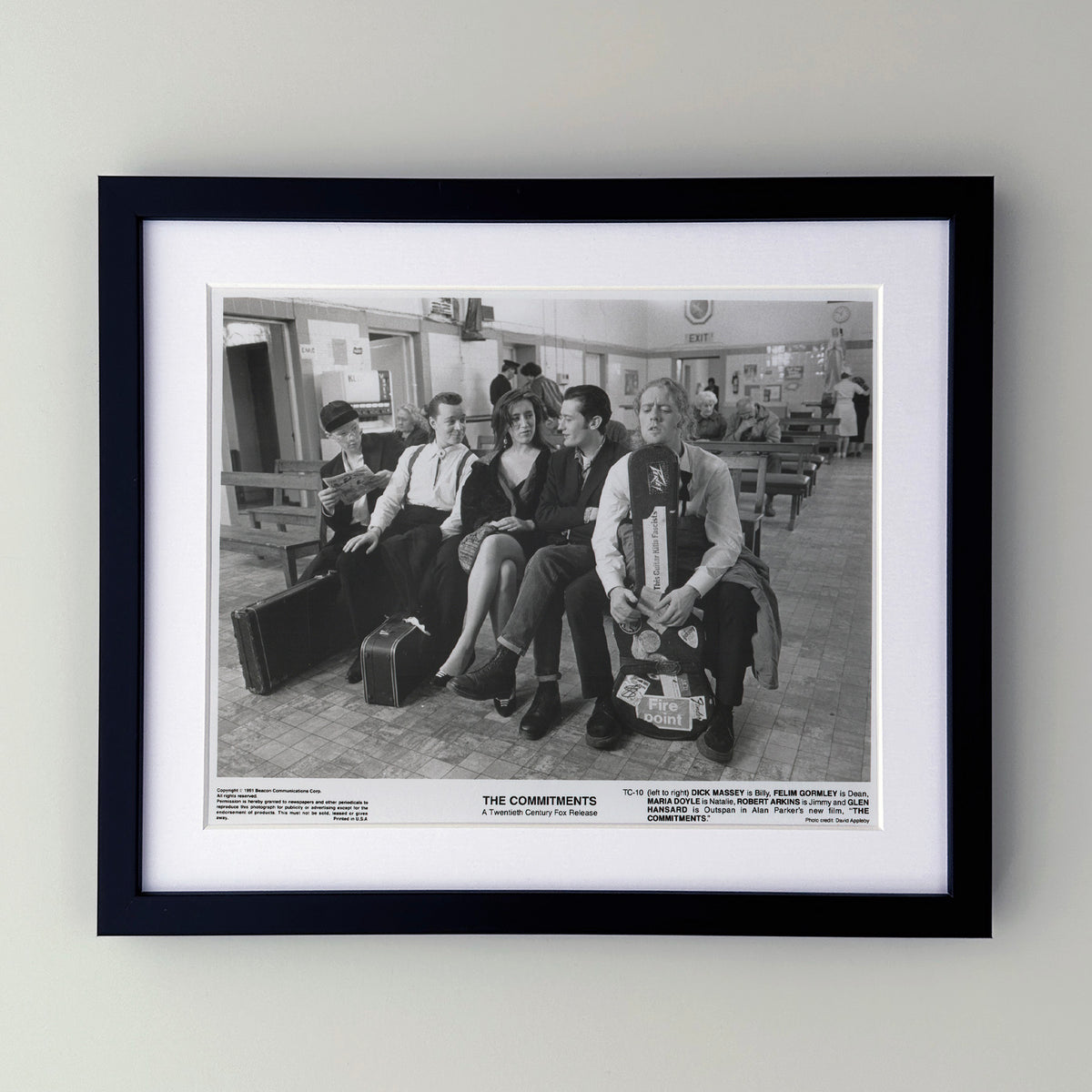 The Commitments 1991 Film Movie Press Publicity Still Framed