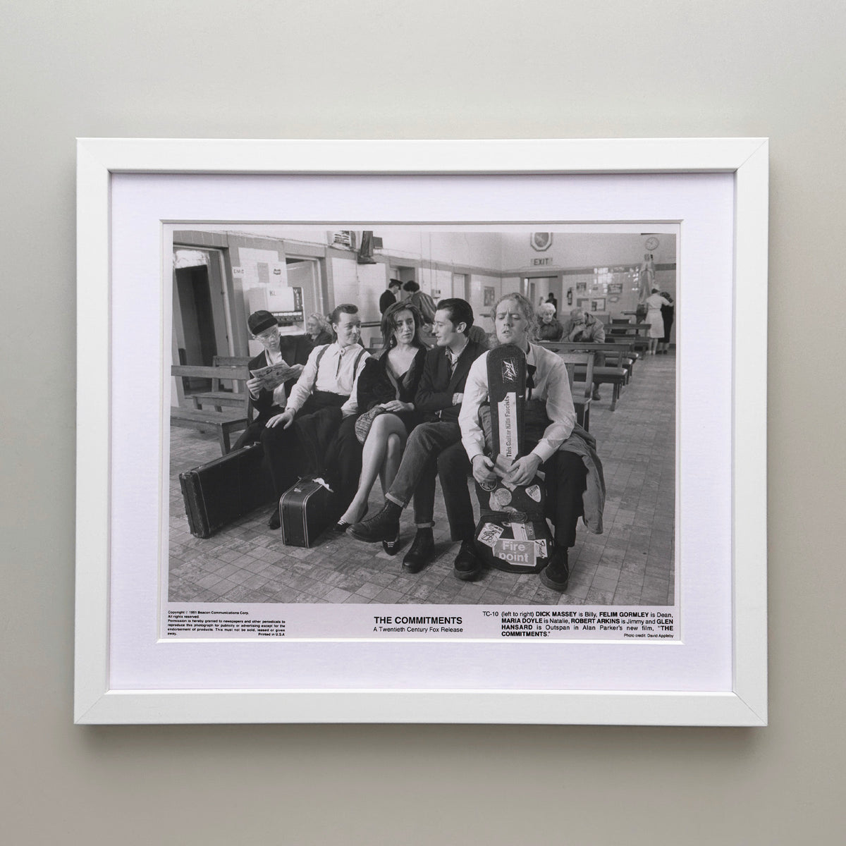 The Commitments 1991 Film Movie Press Publicity Still Framed