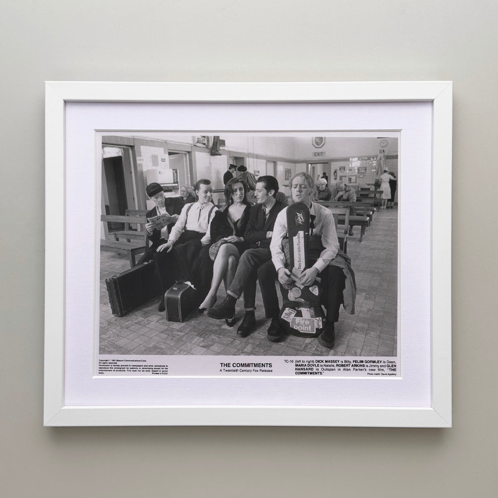 The Commitments 1991 Film Movie Press Publicity Still Framed
