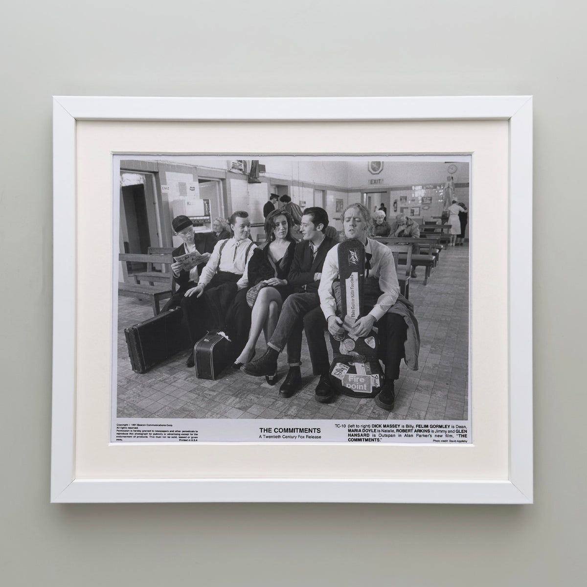 The Commitments 1991 Film Movie Press Publicity Still Framed