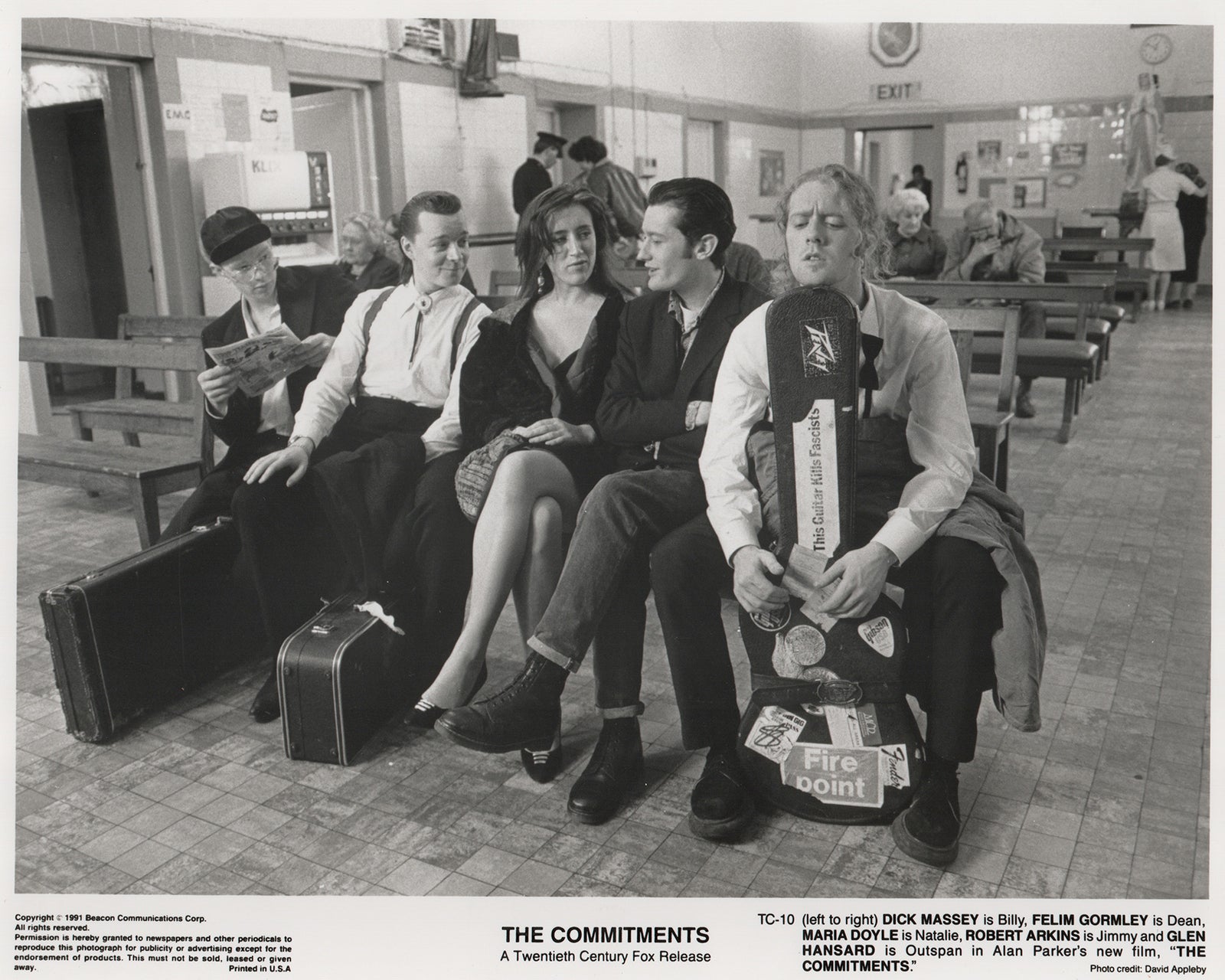The Commitments 1991 Film Movie Press Publicity Still Framed