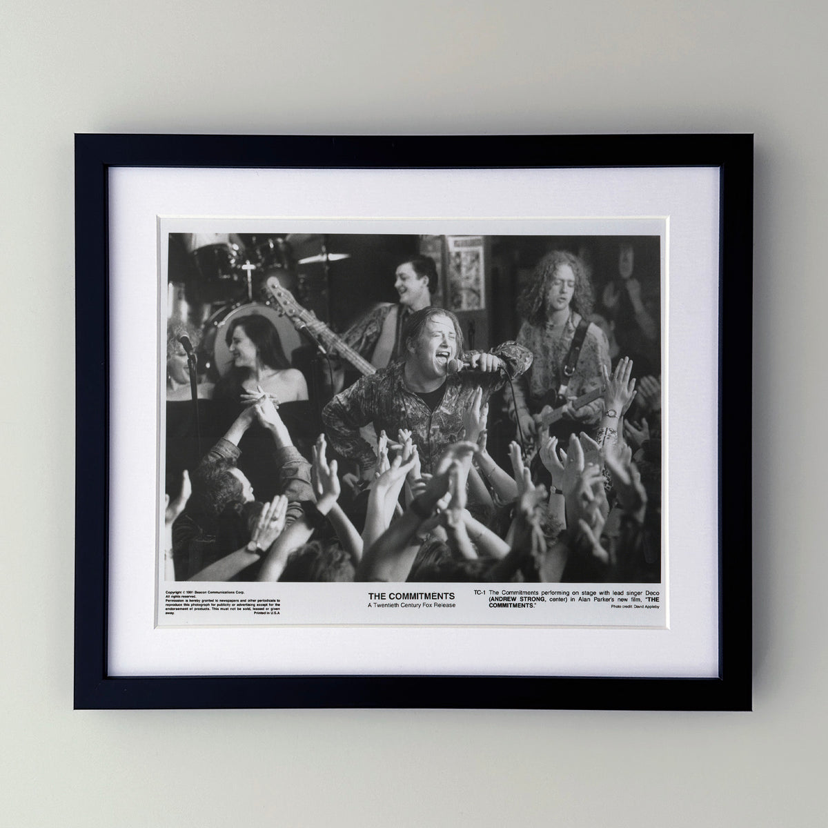 The Commitments 1991 Film Movie Press Publicity Still Framed