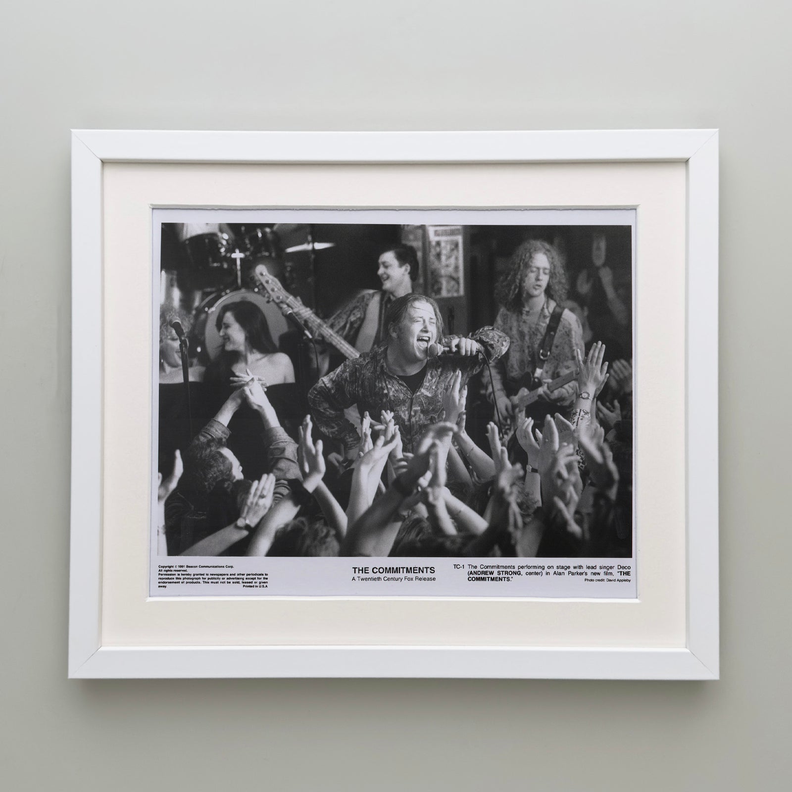 The Commitments 1991 Film Movie Press Publicity Still Framed
