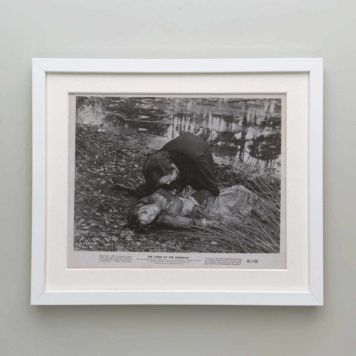 The Curse of the Werewolf 1961 Film Movie Lobby Card Framed