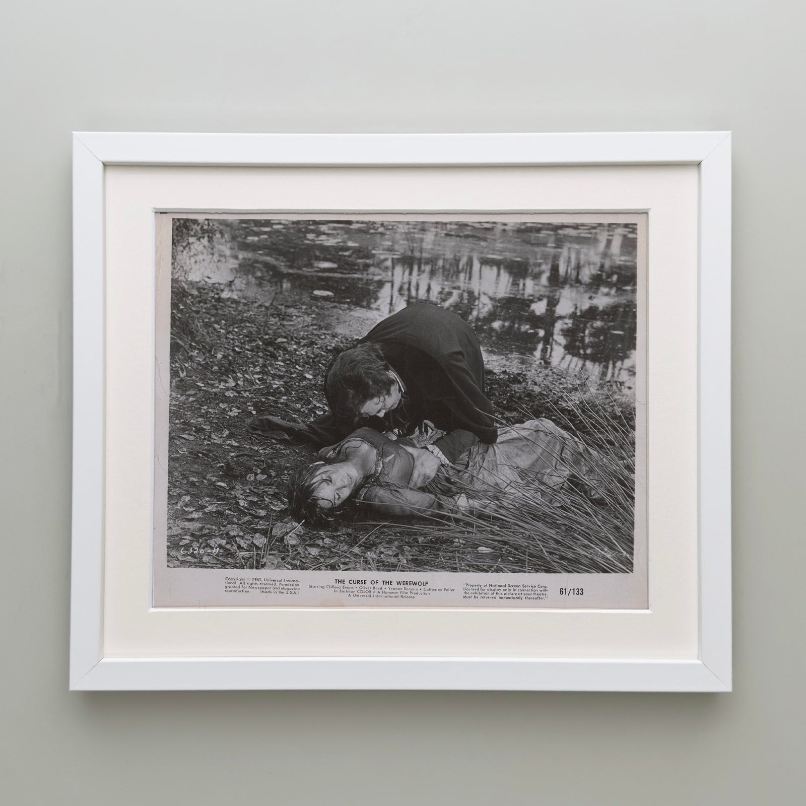 The Curse of the Werewolf 1961 Film Movie Lobby Card Framed