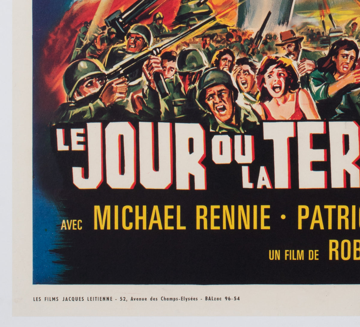 The Day the Earth Stood Still R1960s French Moyenne Film Poster