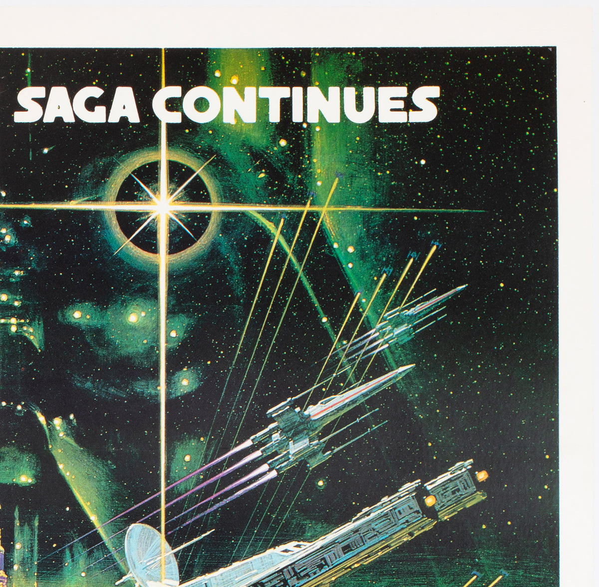 the empire strikes back 1980 australian 1 sheet film movie poster noriyoshi ohrai - detail