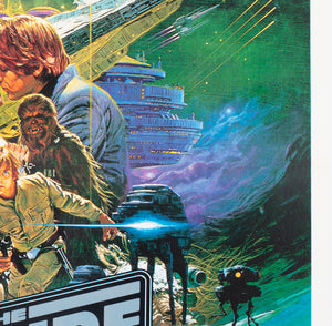 the empire strikes back 1980 australian 1 sheet film movie poster noriyoshi ohrai - detail
