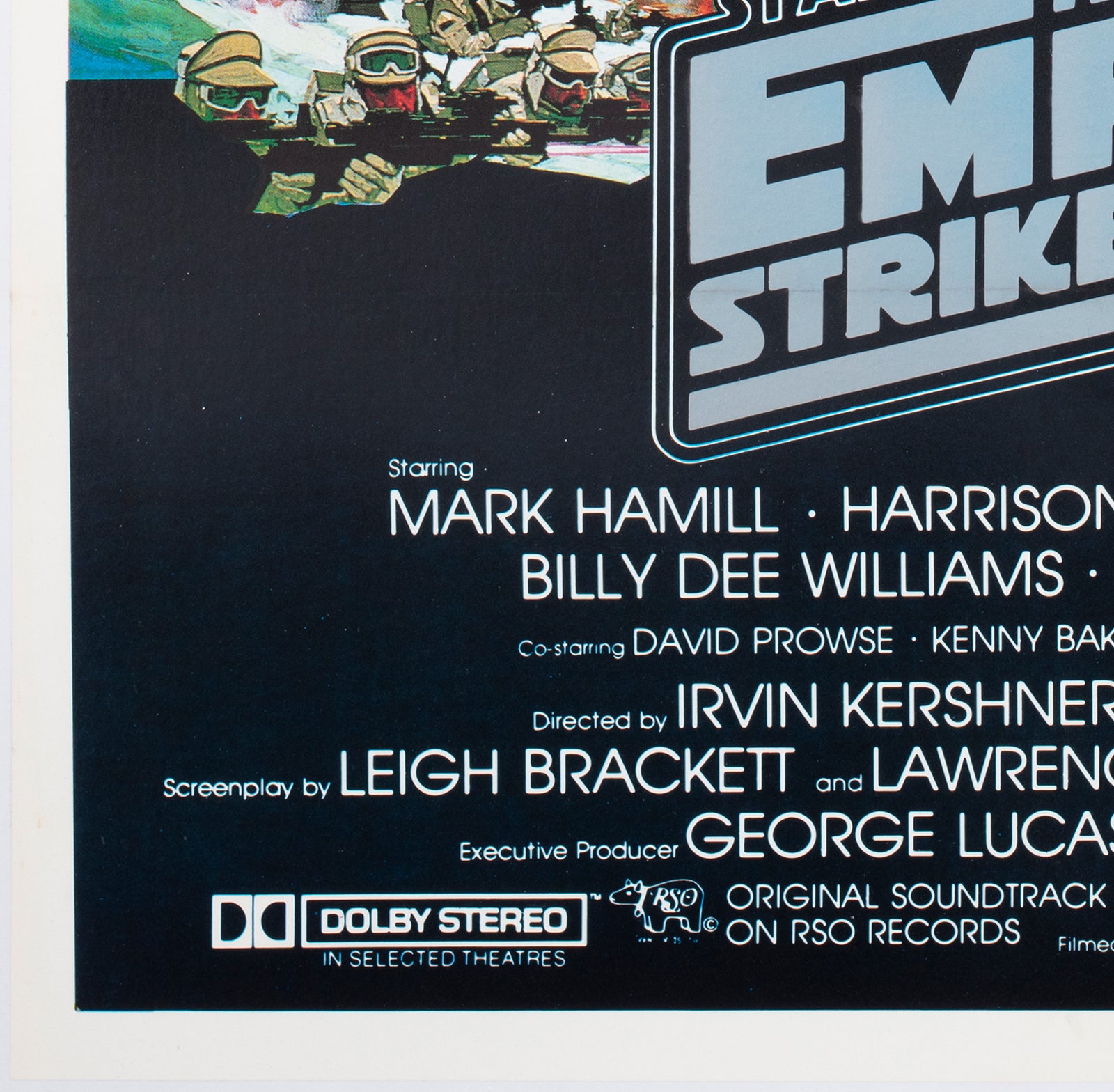 the empire strikes back 1980 australian 1 sheet film movie poster noriyoshi ohrai - detail