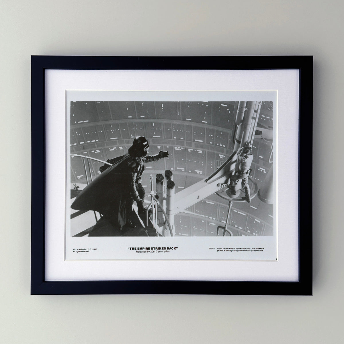 The Empire Strikes Back 1980 Film Movie Press Publicity Still Framed