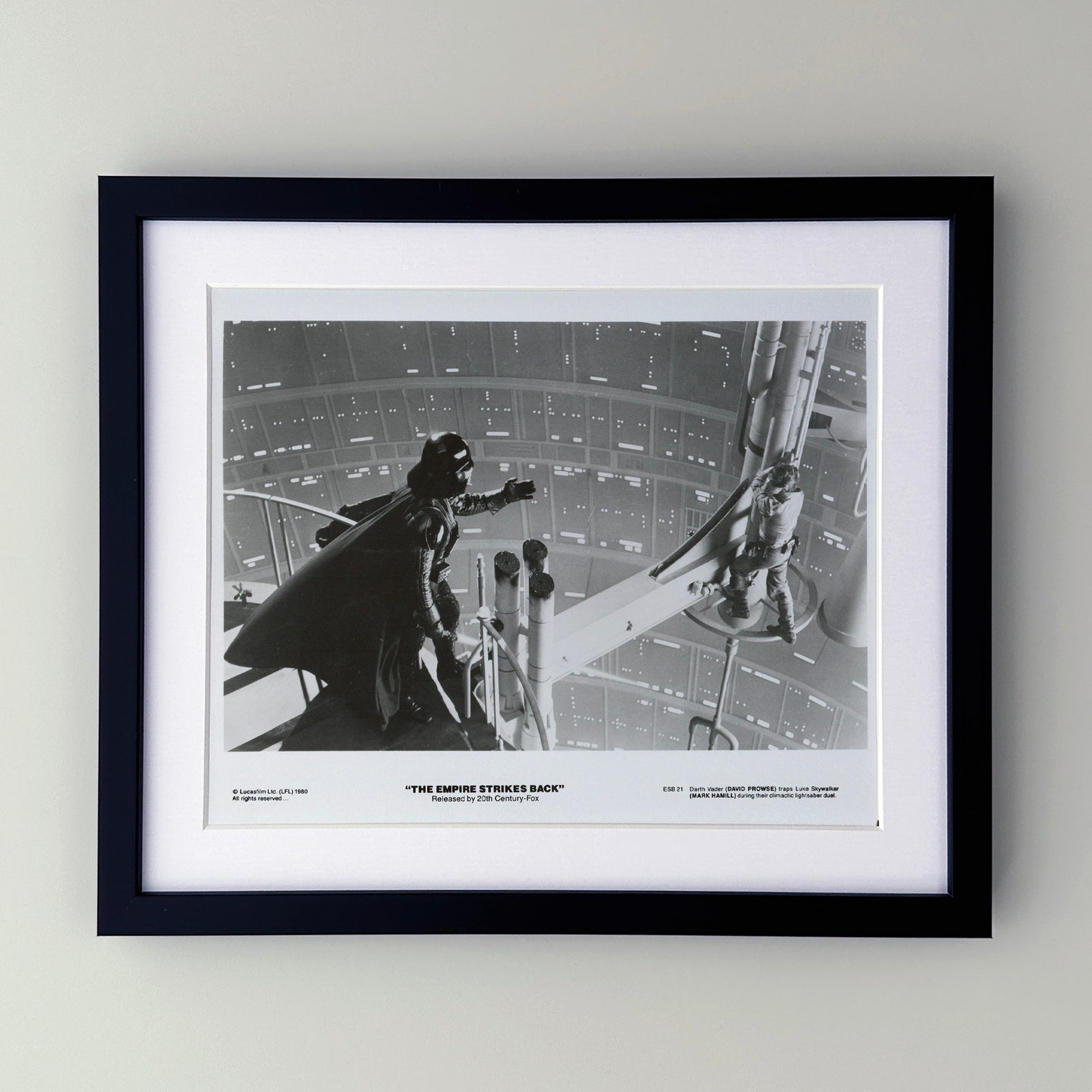 The Empire Strikes Back 1980 Film Movie Press Publicity Still Framed
