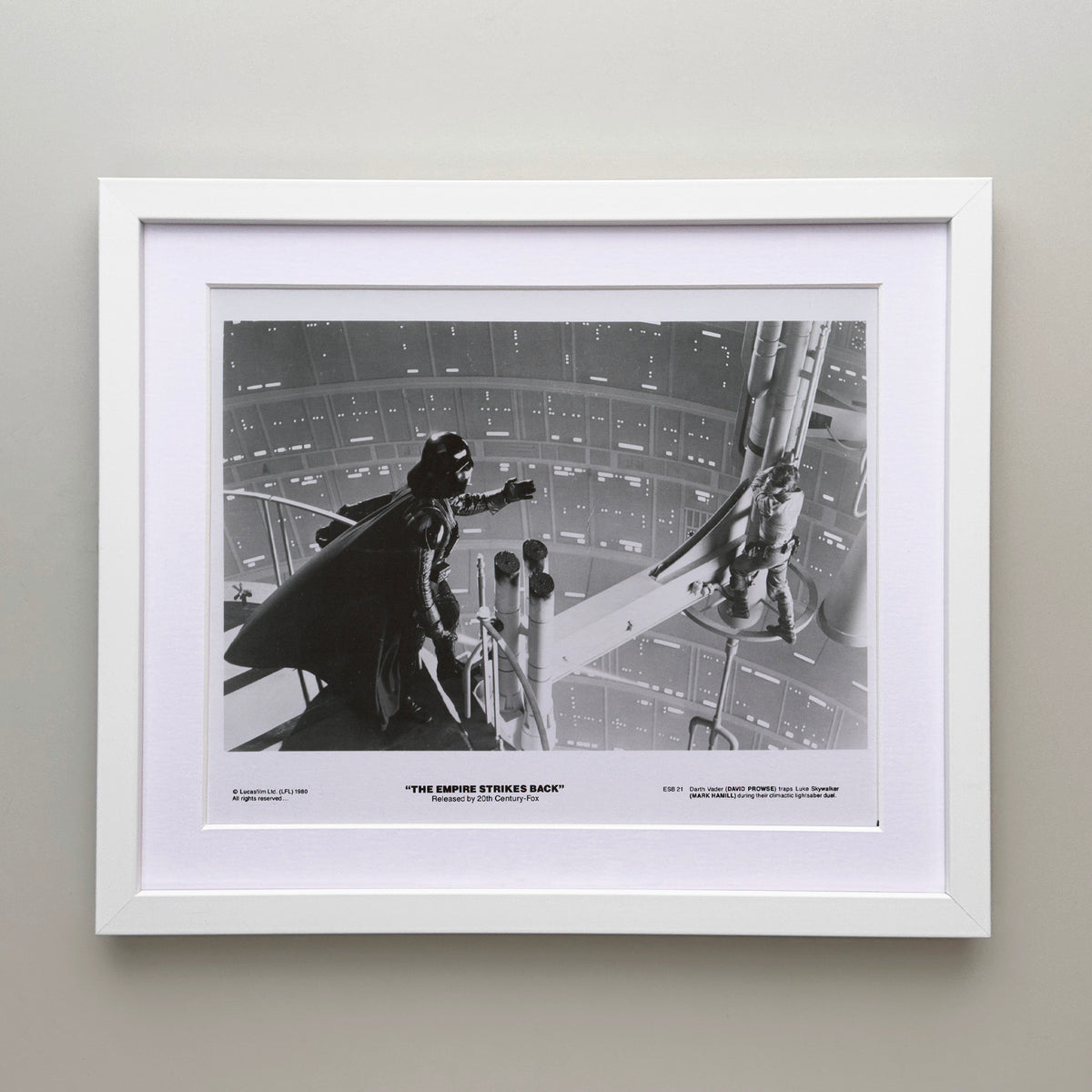 The Empire Strikes Back 1980 Film Movie Press Publicity Still Framed