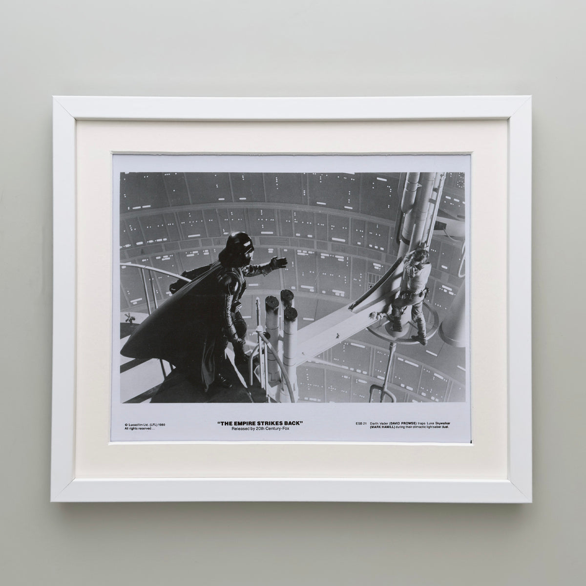The Empire Strikes Back 1980 Film Movie Press Publicity Still Framed
