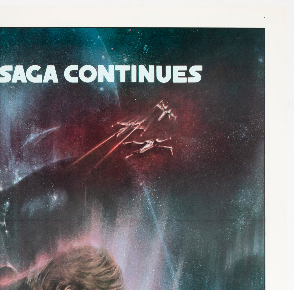 The Empire Strikes Back 1980 US 1 Sheet NSS GWTW Film Movie Poster Roger Kastel - detail