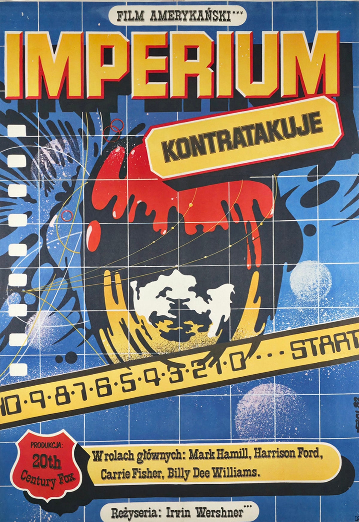 The Empire Strikes Back 1983 Polish B1 Film Poster Jakub Erol