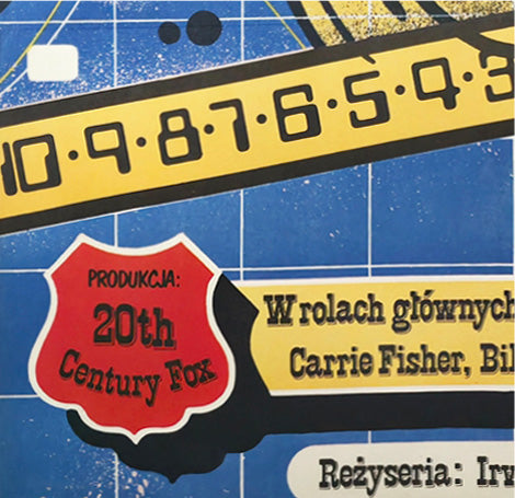 The Empire Strikes Back 1983 Polish B1 Film Poster Jakub Erol - detail