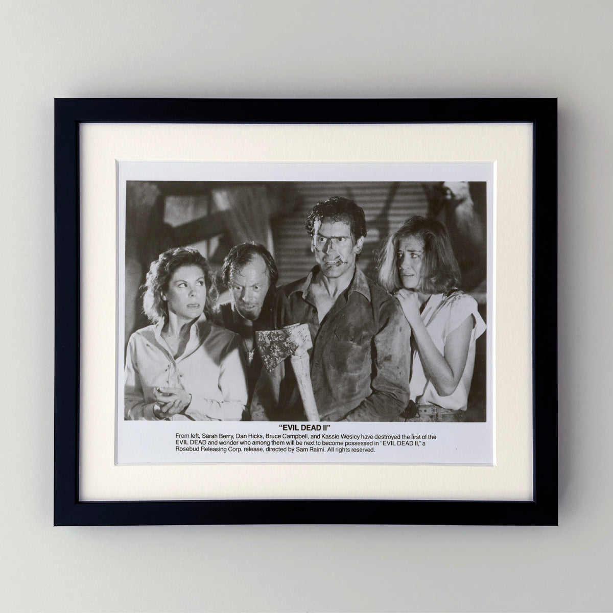 The Evil Dead 2 1987 Film Movie Press Publicity Still Framed