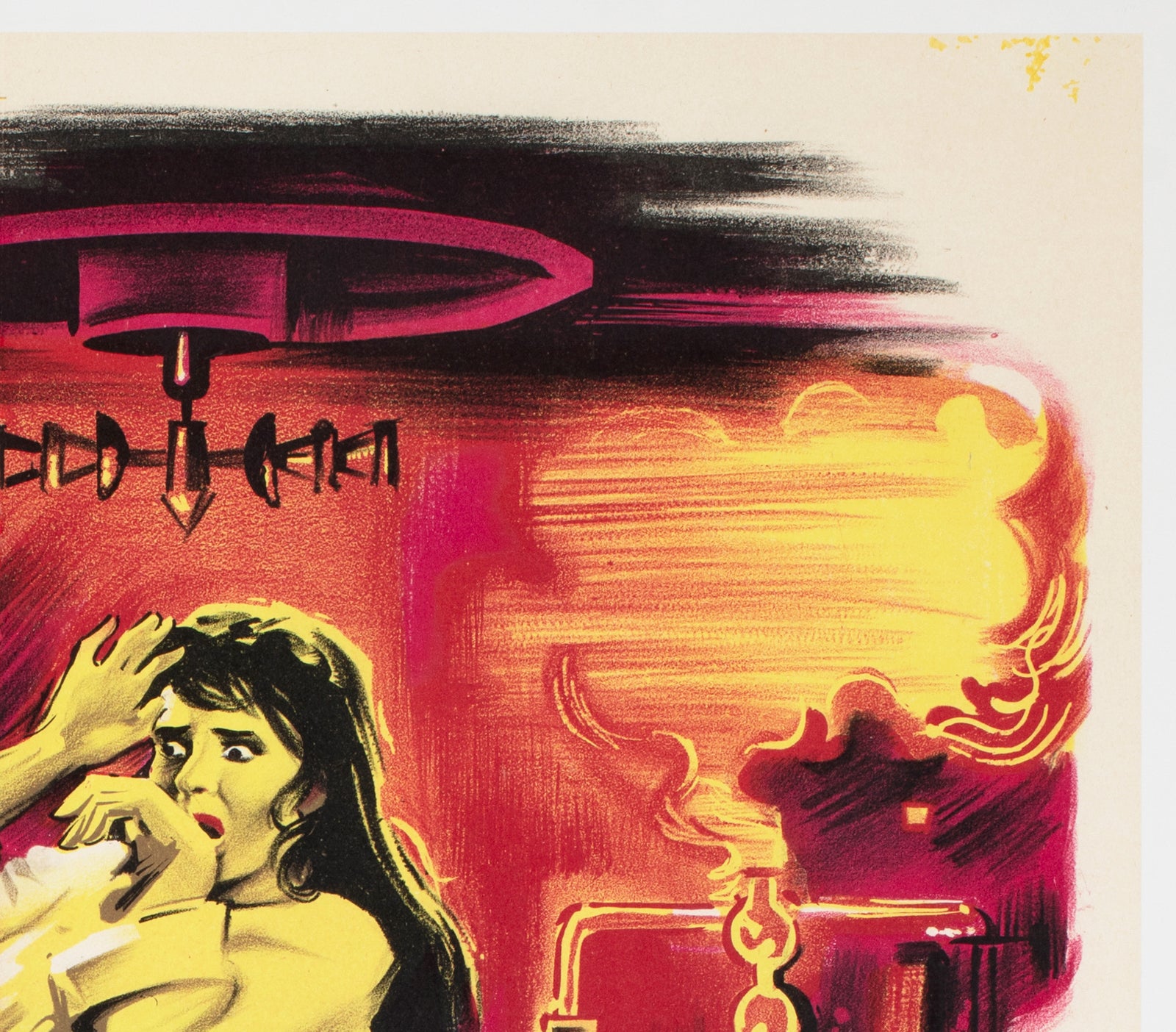 The Evil of Frankenstein 1965 French Moyenne Film Poster Boris Grinsson - detail
