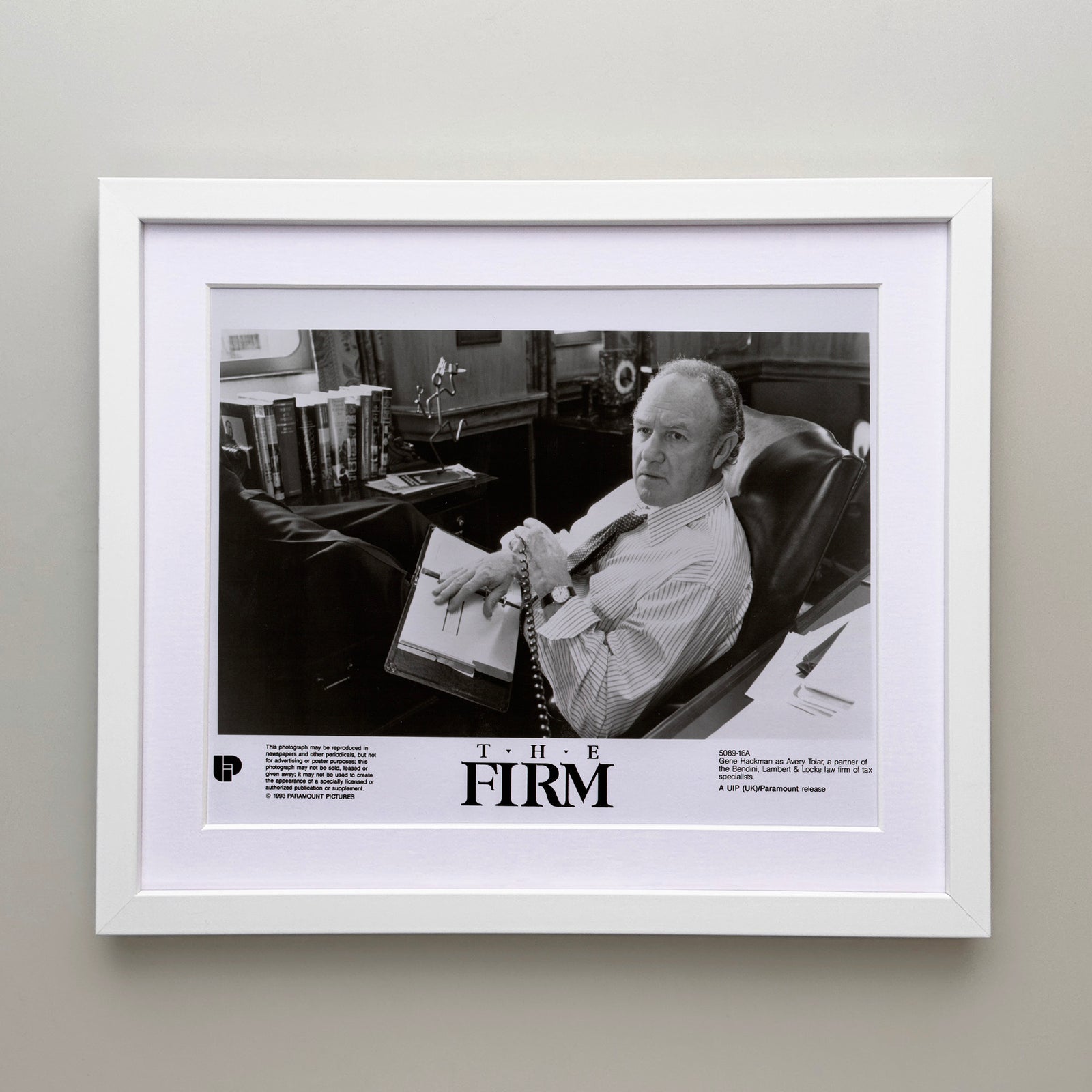 The Firm 1993 Film Movie Press Publicity Still Framed