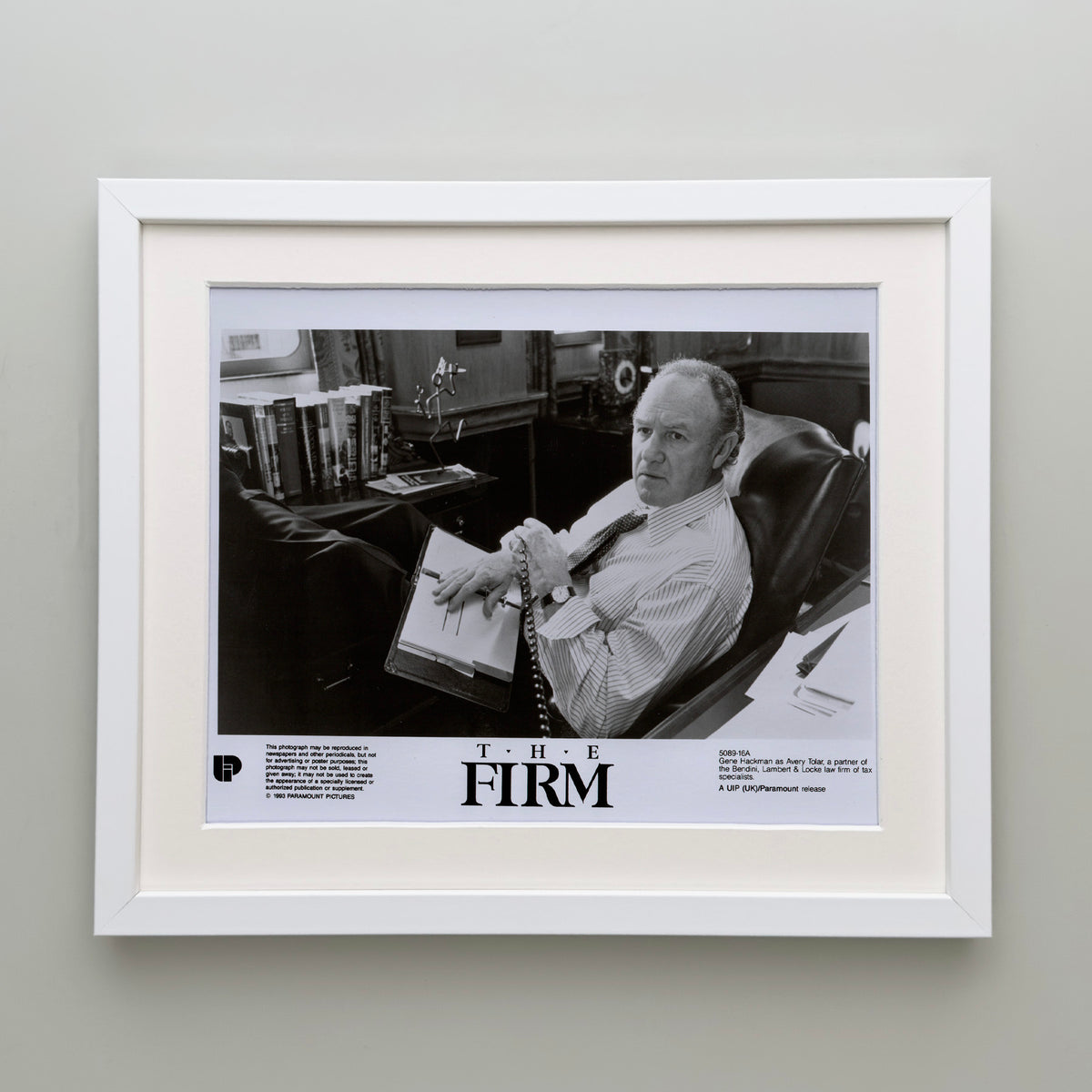 The Firm 1993 Film Movie Press Publicity Still Framed