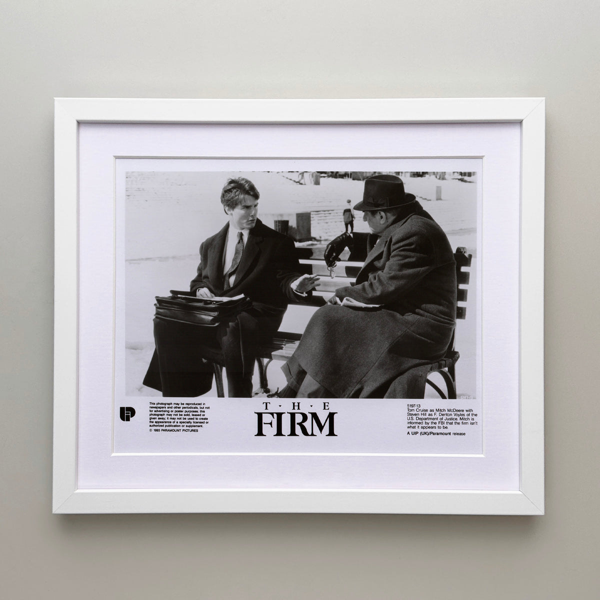 The Firm 1993 Film Movie Press Publicity Still Framed