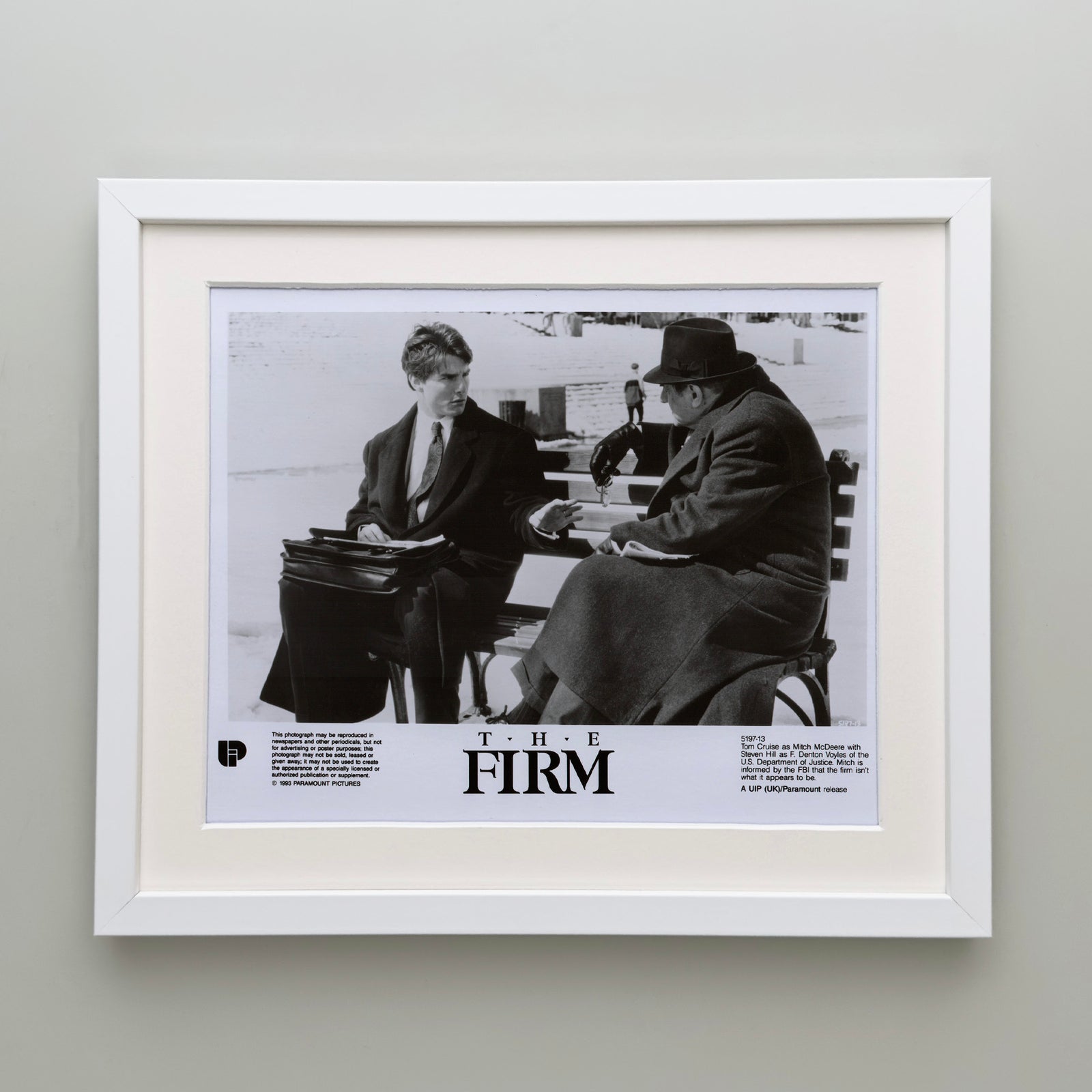 The Firm 1993 Film Movie Press Publicity Still Framed