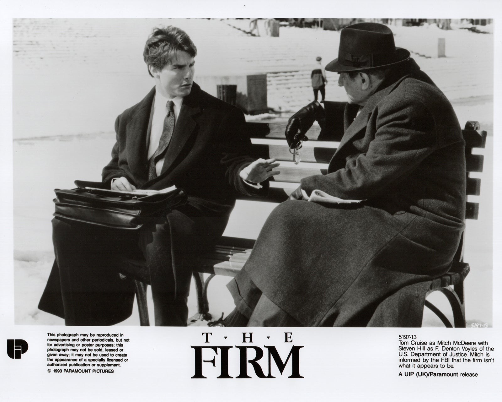 The Firm 1993 Film Movie Press Publicity Still Framed