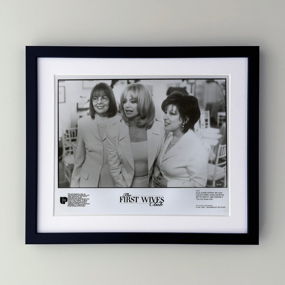 The First Wives Club 1996 Film Movie Press Publicity Still Framed