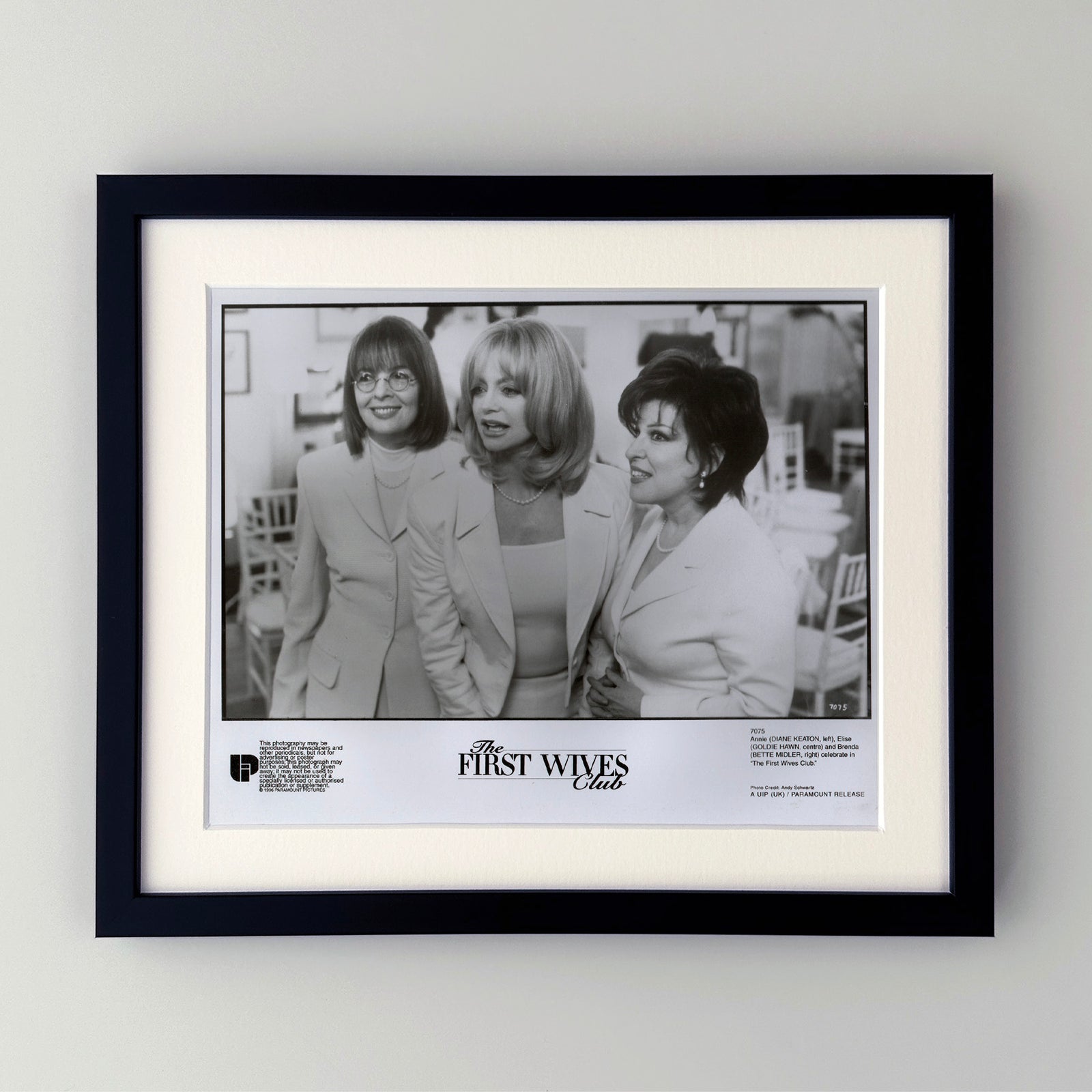 The First Wives Club 1996 Film Movie Press Publicity Still Framed