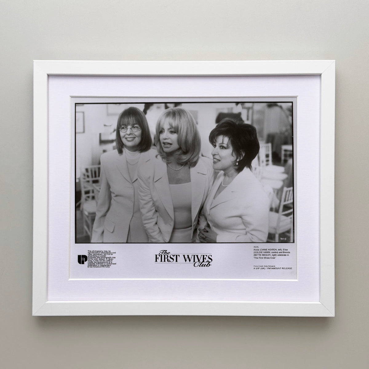 The First Wives Club 1996 Film Movie Press Publicity Still Framed