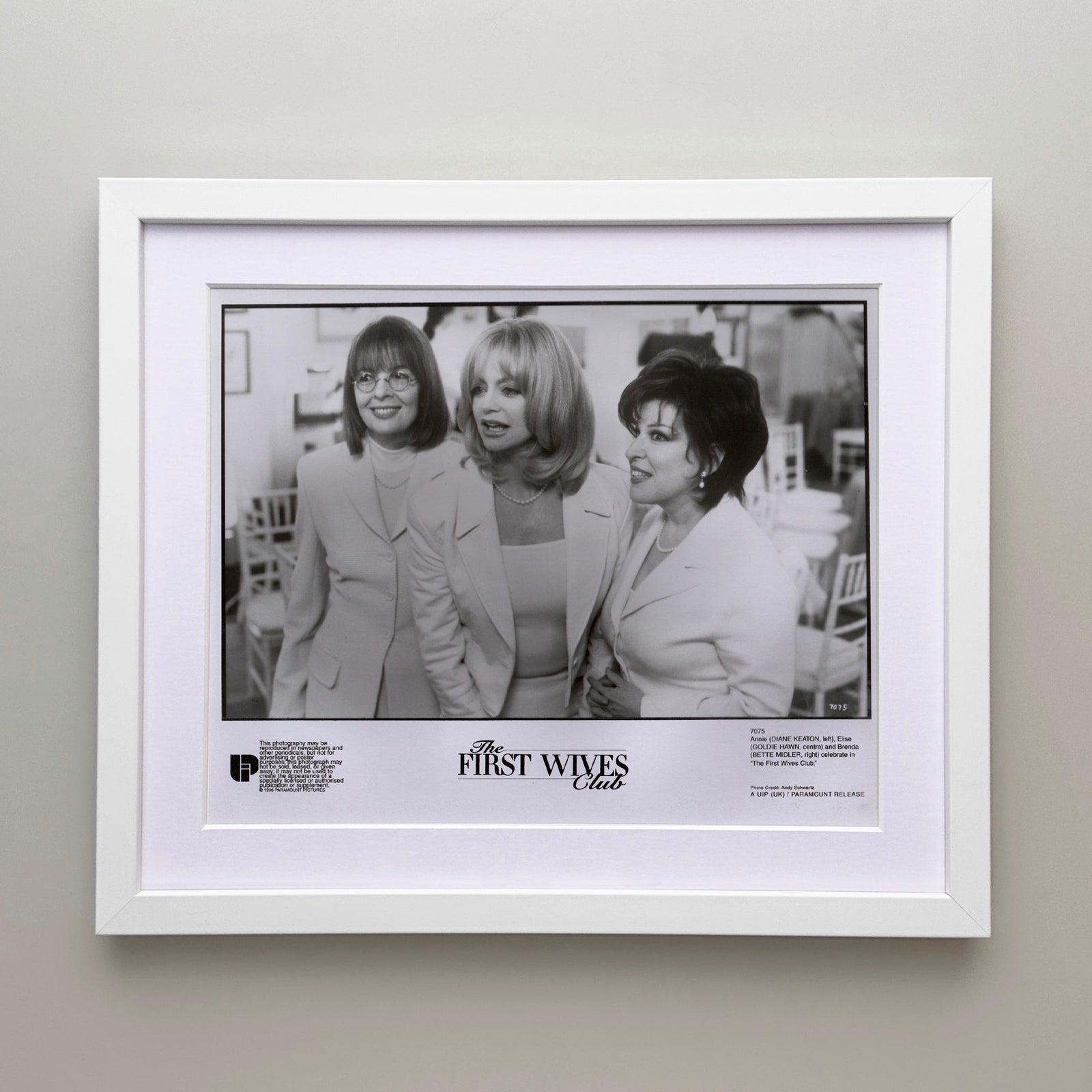 The First Wives Club 1996 Film Movie Press Publicity Still Framed