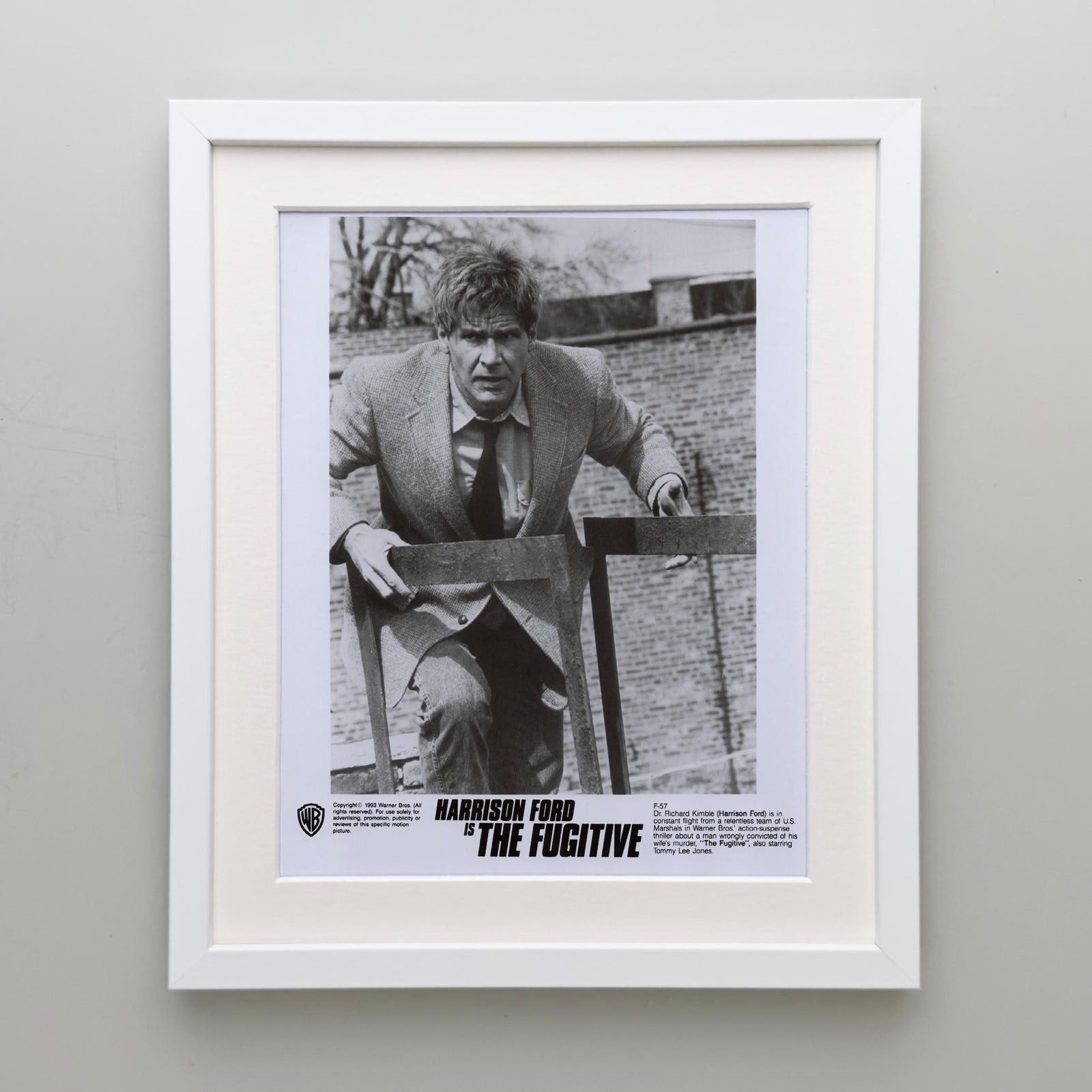 The Fugative 1993 Film Movie Press Publicity Still Framed