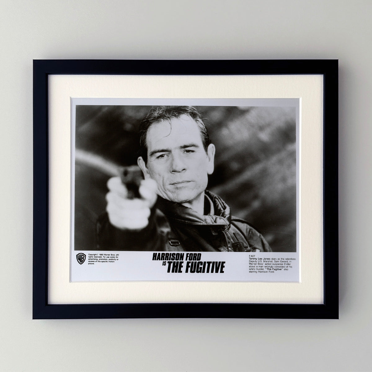 The Fugitive 1993 Film Movie Press Publicity Still Framed