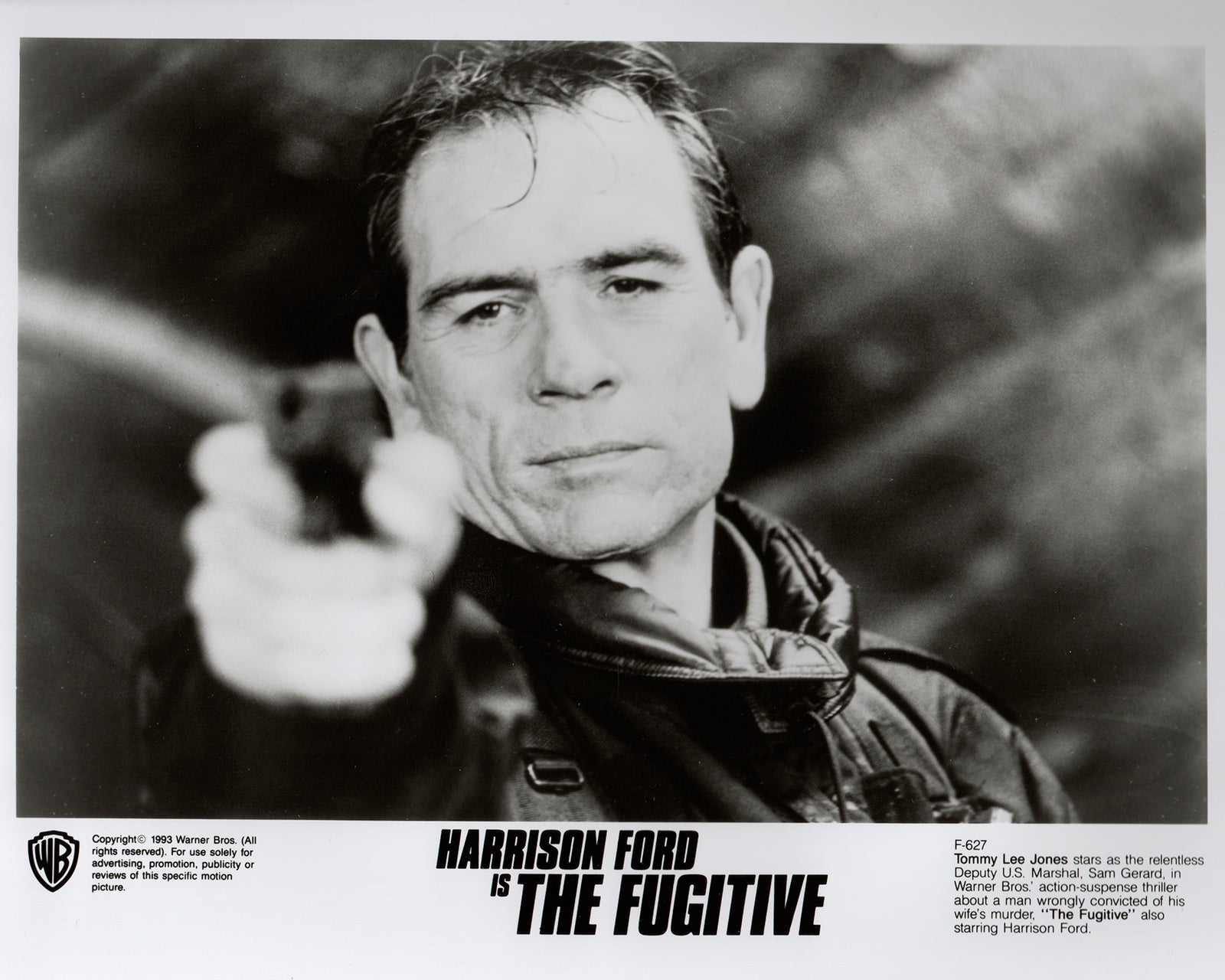 The Fugitive 1993 Film Movie Press Publicity Still Framed