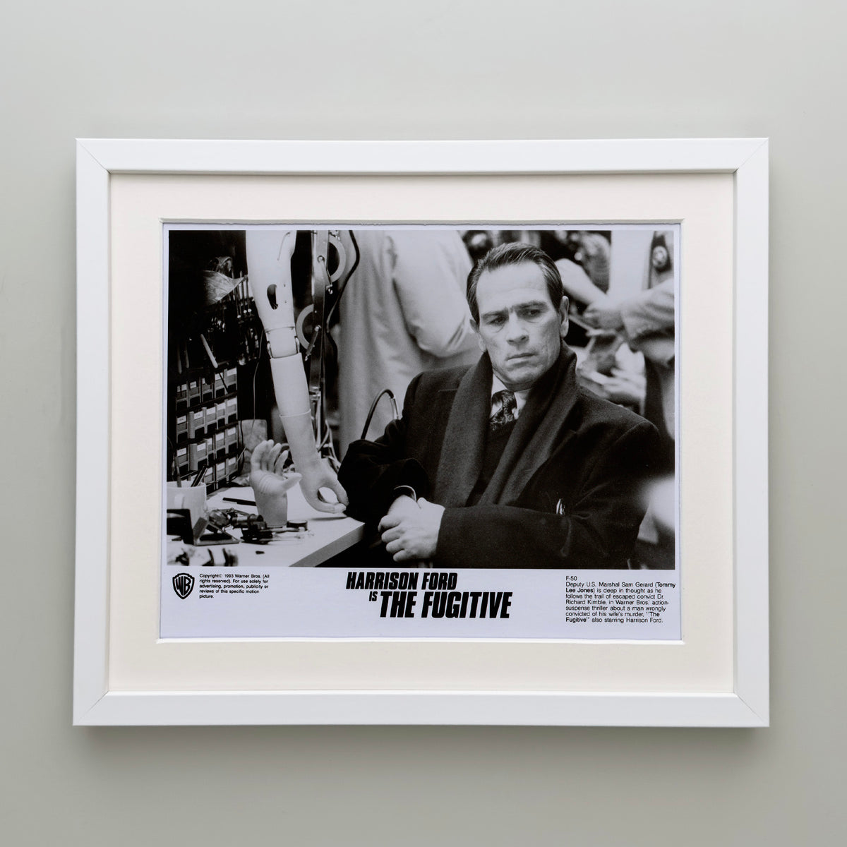 The Fugitive 1993 Film Movie Press Publicity Still Framed