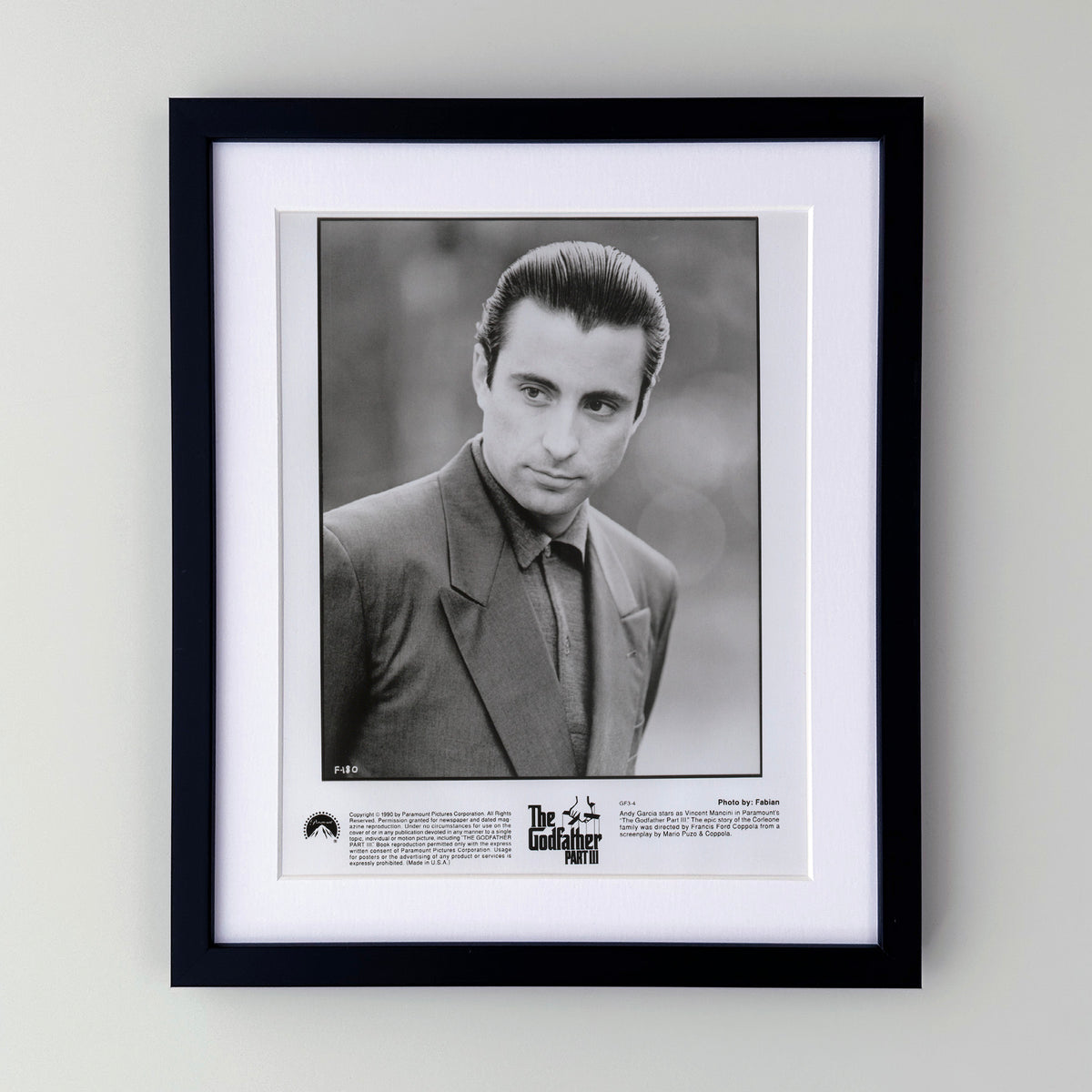 The Godfather Part 3 1990 Film Movie Press Publicity Still Framed