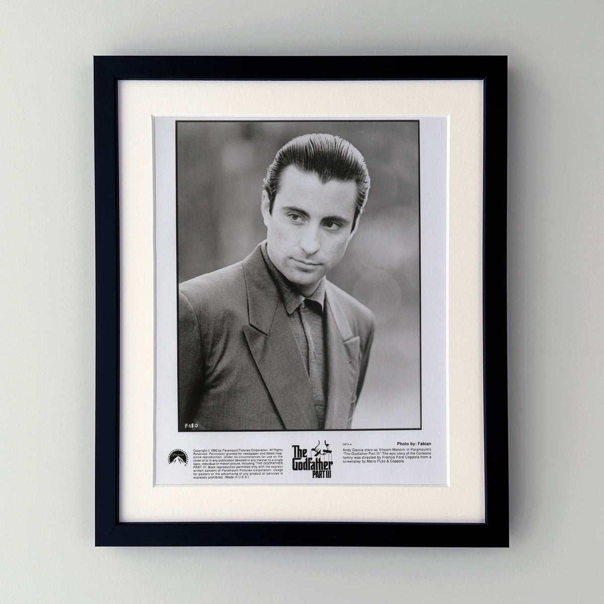 The Godfather Part 3 1990 Film Movie Press Publicity Still Framed