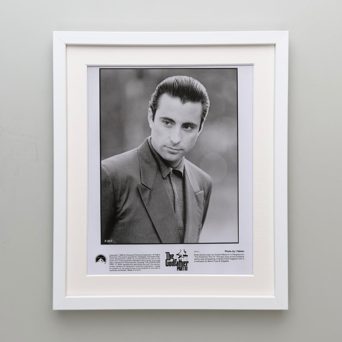 The Godfather Part 3 1990 Film Movie Press Publicity Still Framed