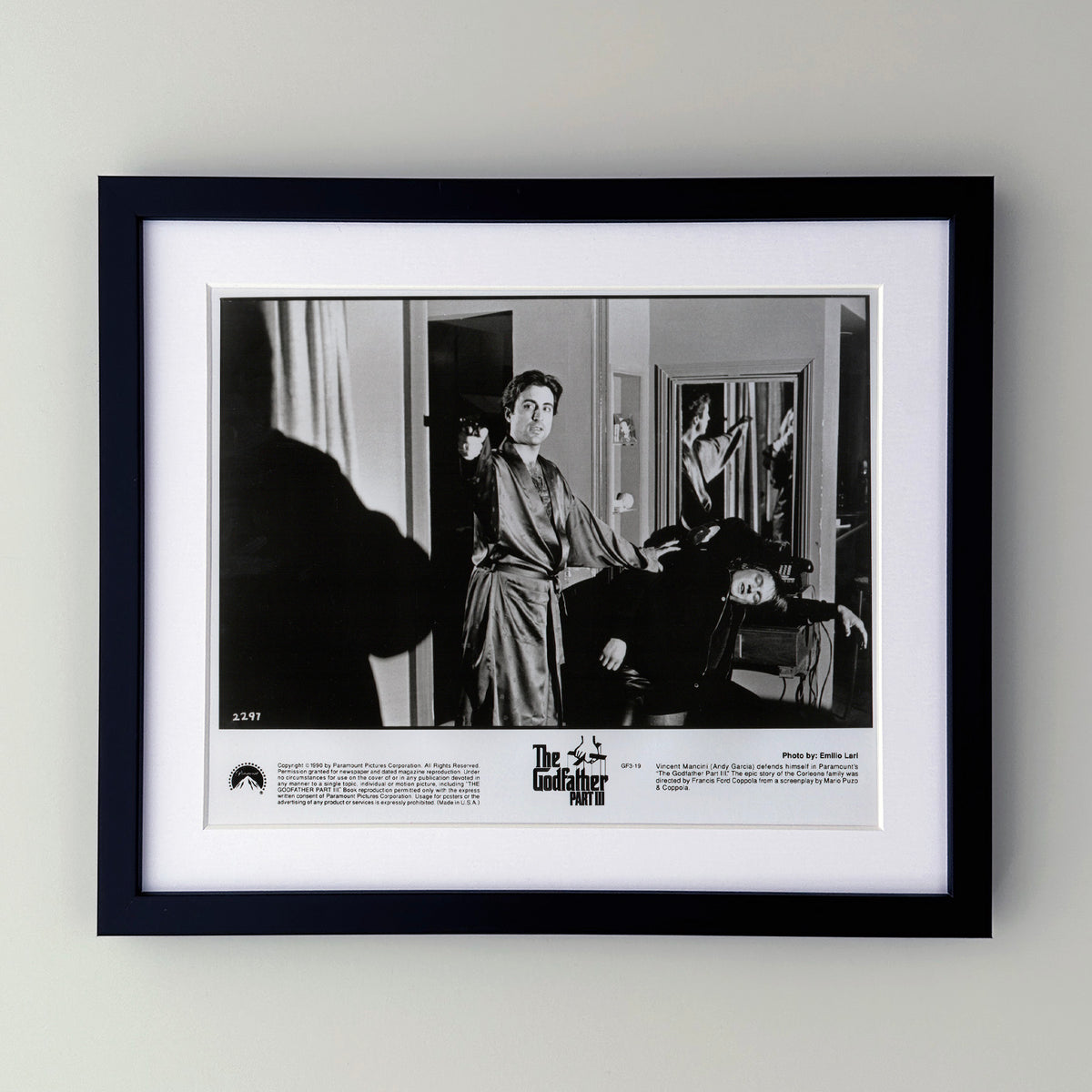 The Godfather Part 3 1990 Film Movie Press Publicity Still Framed