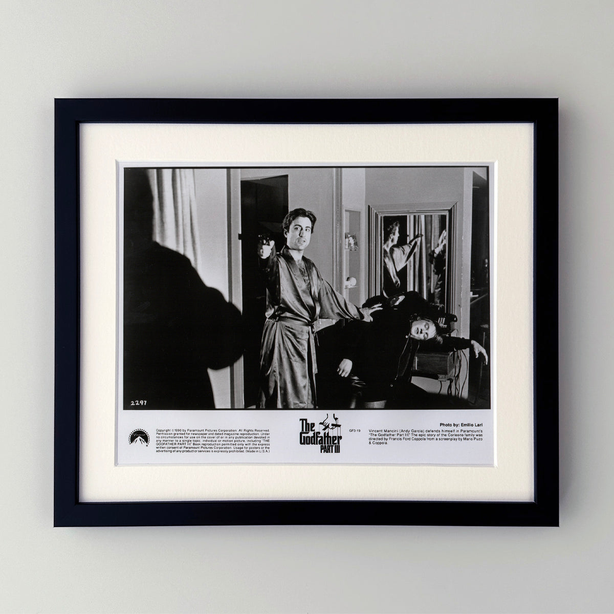 The Godfather Part 3 1990 Film Movie Press Publicity Still Framed