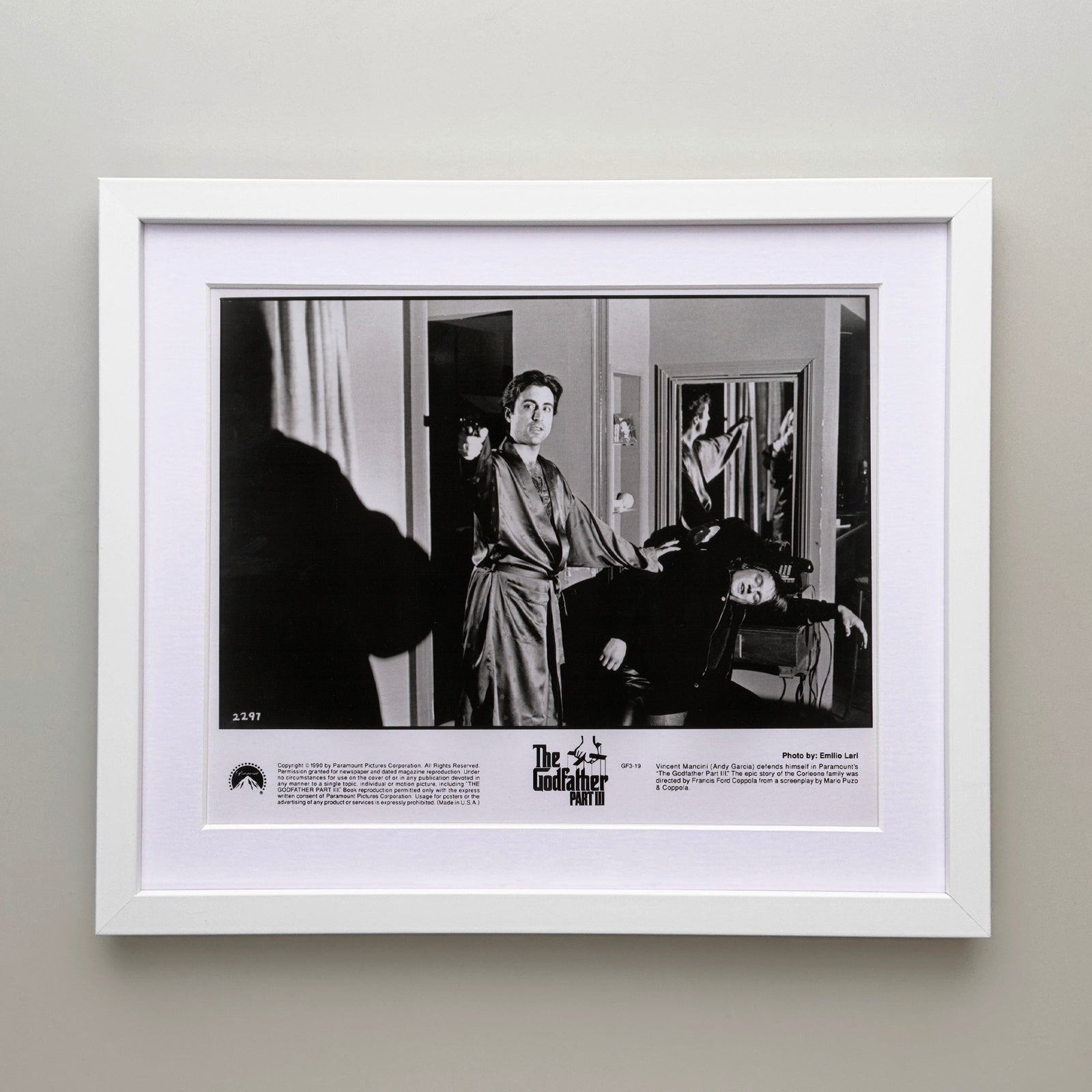 The Godfather Part 3 1990 Film Movie Press Publicity Still Framed