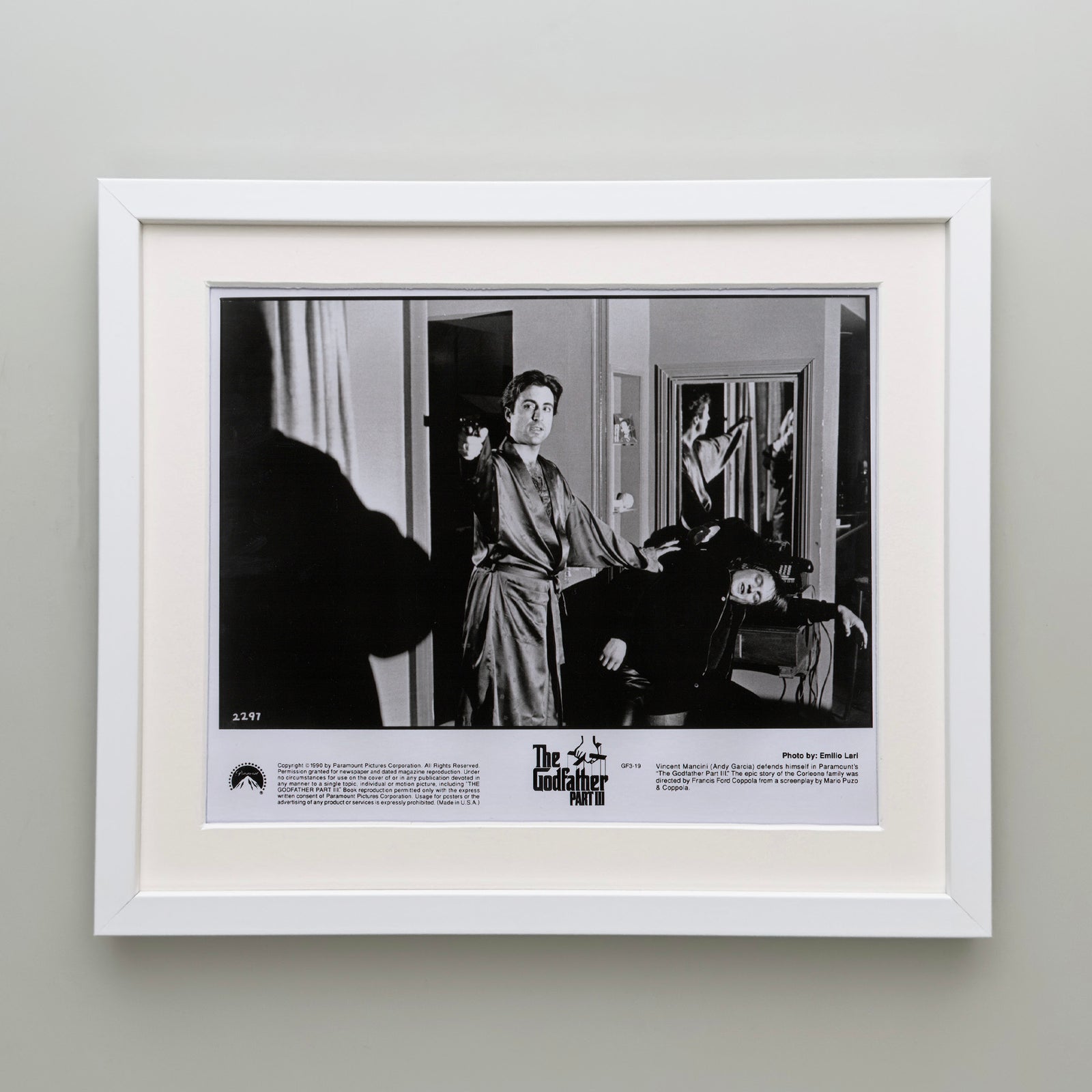The Godfather Part 3 1990 Film Movie Press Publicity Still Framed