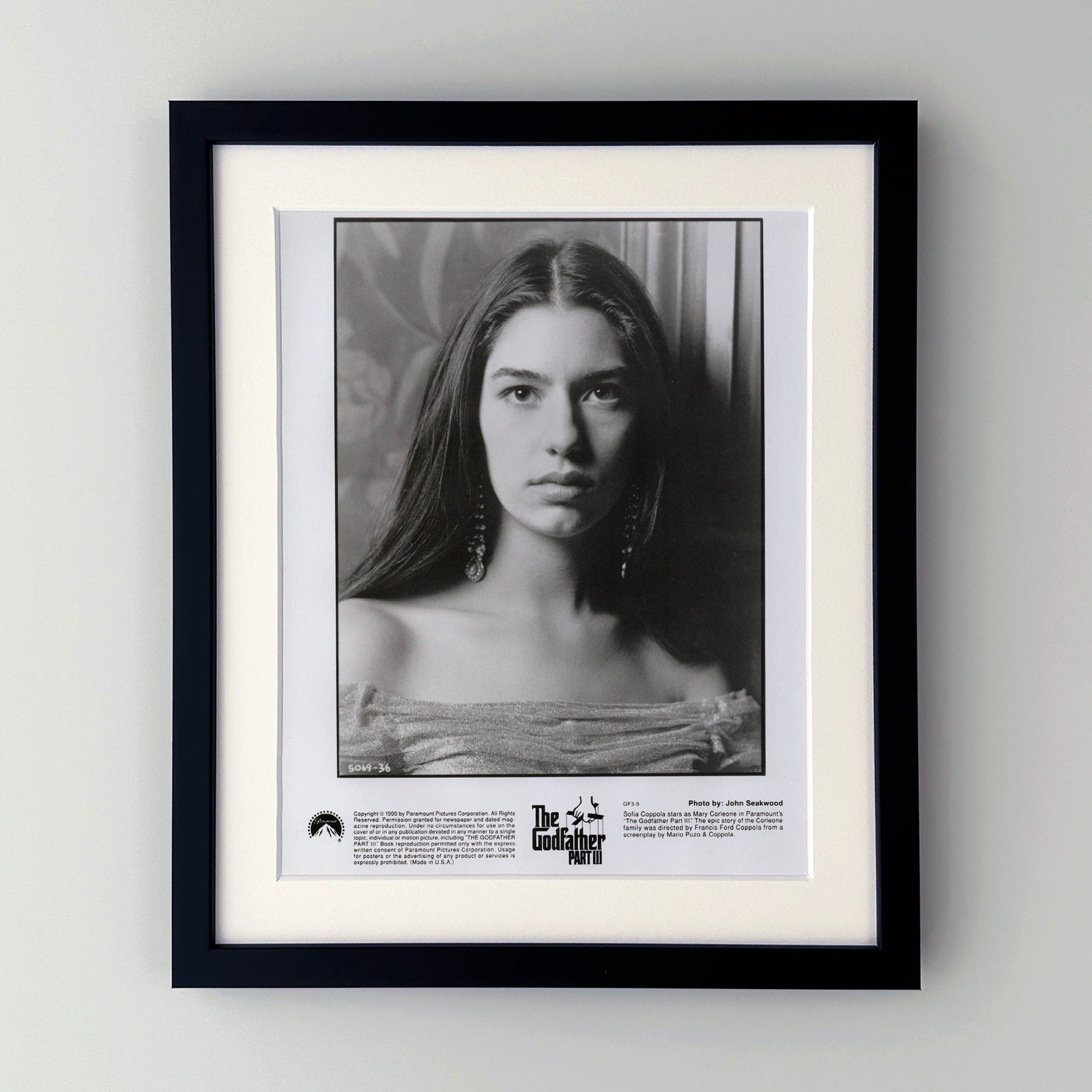 The Godfather Part 3 1990 Film Movie Press Publicity Still Framed