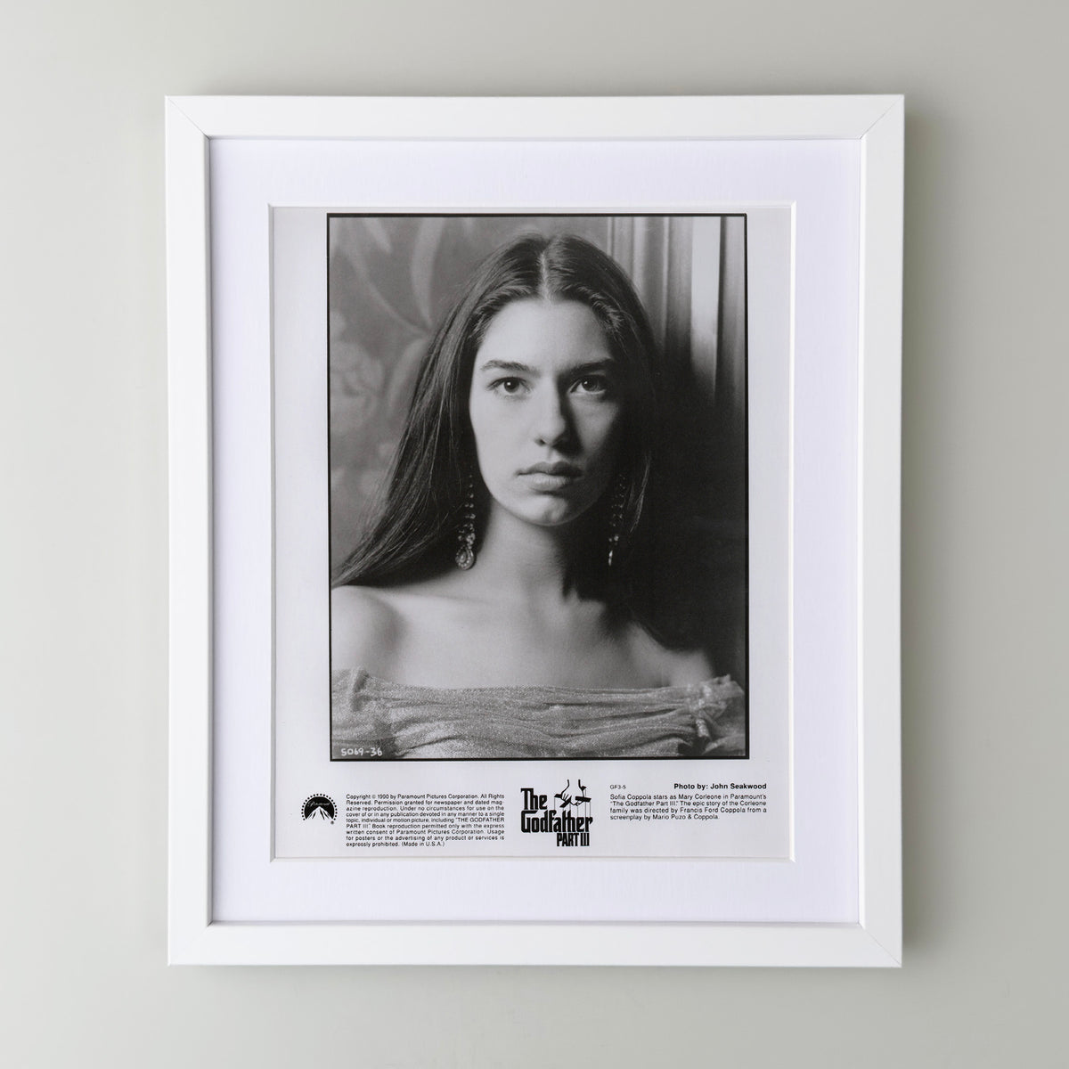 The Godfather Part 3 1990 Film Movie Press Publicity Still Framed